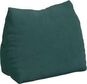 vidaXL Μαξιλάρι Πλάτης Σκούρο Πράσινο 45 x 20 x 35 εκ.