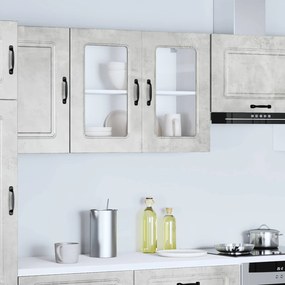 VidaXL Ντουλάπι τοίχου κουζίνας με γυάλινη πόρτα "Kalmar