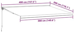 ΤΕΝΤΑ ΠΤΥΣΣΟΜΕΝΗ ΑΝΘΡΑΚΙ ΚΑΙ ΛΕΥΚΗ 4X3 Μ. ΎΦΑΣΜΑ ΚΑΙ ΑΛΟΥΜΙΝΙΟ 3216125