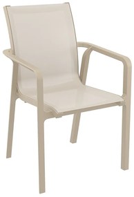 SIESTA PACIFIC ΠΟΛΥΘΡΟΝΑ TAUPE/TAUPE ΠΟΛ/ΝΙΟΥ 57X62X44/90εκ.20.0078