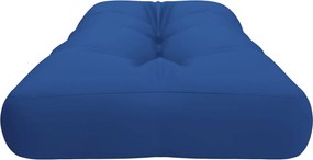 vidaXL Μαξιλάρι Παλέτας Μπλε Ρουά 120 x 40 x 12 εκ. Υφασμάτινο