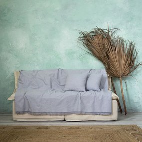 Ριχτάρι Kampo Grey Nima Three-Seater 180x300cm Cotton-Polyester