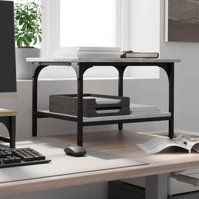 vidaXL Βάση Εκτυπωτή 2 Επιπέδων Γκρι Sonoma 50x40x38 εκ Επεξ. Ξύλο