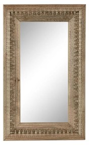 Τοίχο καθρέφτη Home ESPRIT Φυσικό 90 X 4 X 150 cm