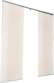 VEVOR Panel Track Blinds Extendable Track 116 to 218 cm W Trimmable Light Brown