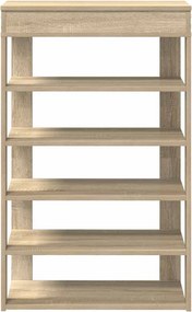 vidaXL Παπουτσοθήκη sonoma Δρυς 60x30x98 εκ. Επεξεργασμένο Ξύλο