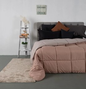 Πάπλωμα 2 Όψεων Microfiber Μονό 160x240εκ. Soft Touch Zermatt Beige SB HOME