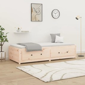 vidaXL Καναπές Κρεβάτι 90 x 200 εκ. από Μασίφ Ξύλο Πεύκου