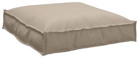 vidaXL Μαξιλάρι παλέτας για κάθισμα Taupe 70 x 70 x 12 cm