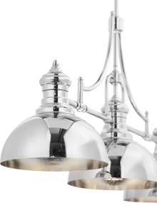 Κρεμαστό Πολύφωτο Platino 122,5cm Νίκελ