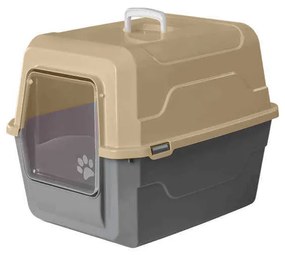 Κλουβί μεταφοράς γάτας πλαστικό - Catbus - 52x37x48cm - 006194 - Beige-006194