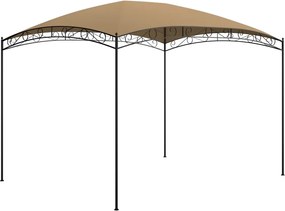 vidaXL Κιόσκι Taupe 3 x 4 x 2,65 μ. 180 γρ./μ²