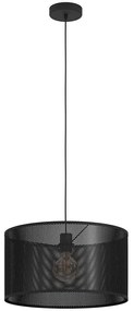 Φωτιστικό Οροφής Manby 45x110cm 1xΕ27 40W Black Eglo Steel