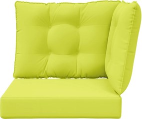 vidaXL Μαξιλάρι Καναπέ Εξωτερικού Χώρου 3 pcs Πράσινο Πολυεστέρας