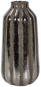 Βάζο Κεραμικό 0024-124-155 17x35cm Silver-Sand Ceramic