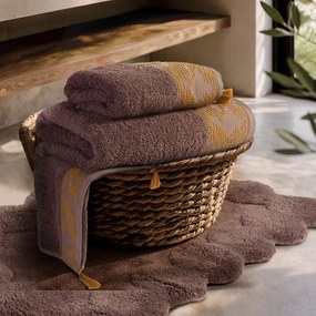 Πετσέτες Μπάνιου (Σετ 3τμχ) Nef-Nef Homeware Zeyn Brown 500gsm