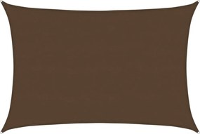 vidaXL Πανί Σκίασης Καφέ 5 x 7 μ. από HDPE 160 γρ./μ²
