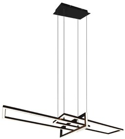Φωτιστικό Οροφής Salinas 320310332 34W Led 110x40x150cm Black Mat Trio Lighting Metal
