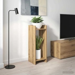 vidaXL Βάση φυτών Artisan Δρυς 30 x 30 x 80 cm Επεξεργασμένο Ξύλο