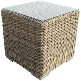 BLIUMIS wicker  τραπέζι κήπου βοηθητικο 045*045*045cm ALETTA 5072 G