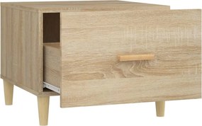 vidaXL Τραπεζάκια Σαλονιού 2 τεμ Sonoma Δρυς 50x50x40 εκ Επεξ. Ξύλο