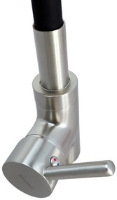 BRUNO μπαταρία πάγκου κουζίνας BRN-0263, αναμεικτική, μαύρη/ασημί