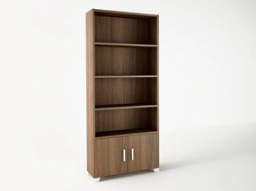 Intrahome Βιβλιοθήκη σε χρώμα καρυδί 75x30x180 Intrahomesa-00652320