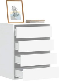 vidaXL Συρταριέρα Γωανική Λευκή 60x41x76 εκ. από Επεξεργασμένο Ξύλο