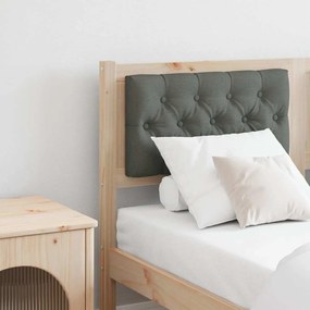 vidaXL Κεφαλάρι Άλλο Καφέ και σκούρο γκρι 140 cm Μασίφ ξύλο πεύκου