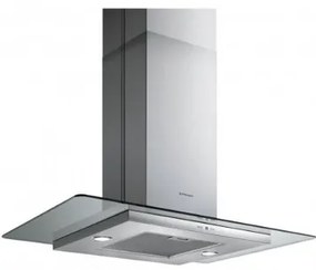 Pyramis Cielo Premium Απορροφητήρας Νησίδας (Οροφής) Inox με Γυαλί Ασφαλείας 90 x 60 cm