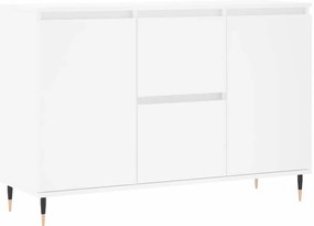 vidaXL Μπουφές Λευκός 101,5 x 35 x 70 εκ. από Επεξεργασμένο Ξύλο
