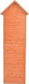 vidaXL Αποθήκη Κήπου 71 x 60 x 213 εκ. Ξύλινη