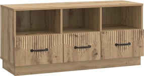 vidaXL Ντουλάπι TV Artisan Δρυς 102 x 34,5 x 47 εκ Επεξεργασμένο Ξύλο