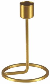 Κηροπήγιο Evelyn 35106 Φ9,5x15cm Gold GloboStar Metal