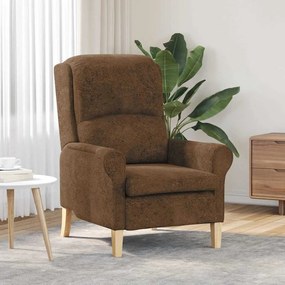 vidaXL Πολυθρόνα Καφέ 76 x 94 x 102 εκ. Τεχνητό δέρμα