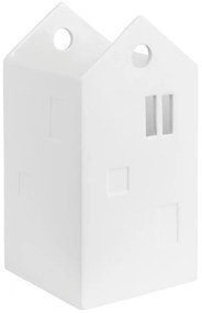 Βάζο Πορσελάνινο Home RD0016583 10x10x20cm White Raeder Πορσελάνη