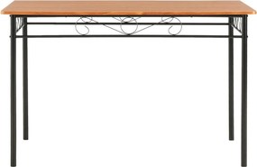vidaXL Τραπεζαρία Καφέ 120 x 70 x 75 εκ. από MDF