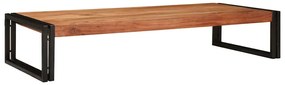 vidaXL Ράφι μπάνιου 120 x 50 x 23 εκ. Στερεό ξύλο μάγκο, σίδηρος