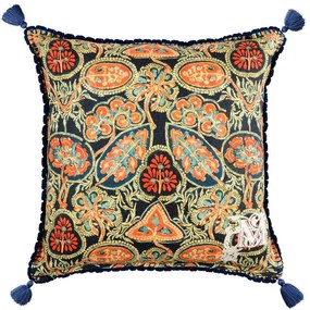 Μαξιλάρι Διακοσμητικό (Με Γέμιση) Heirloom LC40088 50x50 Blue-Orange MindTheGap 50Χ50 Feather