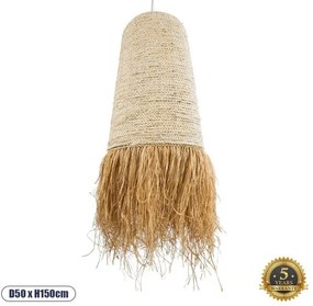 Boho Επιτραπέζιο Φωτιστικό Μονόφωτο 02171 GloboStar-2171-Μπεζ 02171