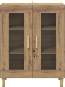 vidaXL Πλαϊνό γραφείο Artisan Oak 69,5 x 34 x 90 εκ.