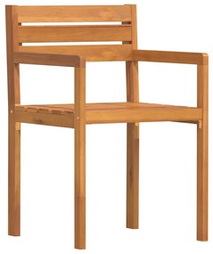 vidaXL Καρέκλες Κήπου 2 τεμ. 50x53x80 εκ. από Μασίφ Ξύλο Ακακίας