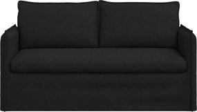 vidaXL Καναπές 140cm Μαύρο Μέταλλο