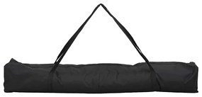 vidaXL Μπέιζμπολ & Σόφτμπολ Μαύρο 702 x 369,5 x 243,5 cm Πολυεστέρας