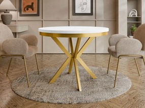 Τραπέζι Edder III 100 επεκτεινόμενο-Λευκό