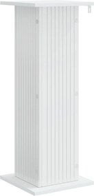 vidaXL Βάση φυτών Γυαλιστερό Λευκό 30,5 x 30 x 80,5 εκ