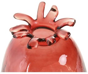 Βάζο Home ESPRIT Μπορντό Κρυστάλλινο Σύγχρονη