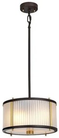Κρεμαστό/Πλαφονιέρα Φωτιστικό Οροφής 2xE27 Corona Elstead Lighting-DL-CORONA-2P-BAB-Καφέ DL-CORONA-2P-BAB
