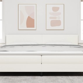 vidaXL κεφαλάρι  απλής σχεδίασης κρεμ 200 cm από ύφασμα κορντούρας