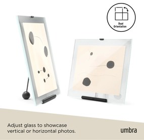 Umbra κορνίζα 20x25 μέταλλο/γυαλί/μαύρο/ Flute 1022482-040